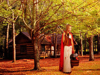 Cara Mason as Red Riding Hood