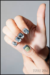 Totoro nails