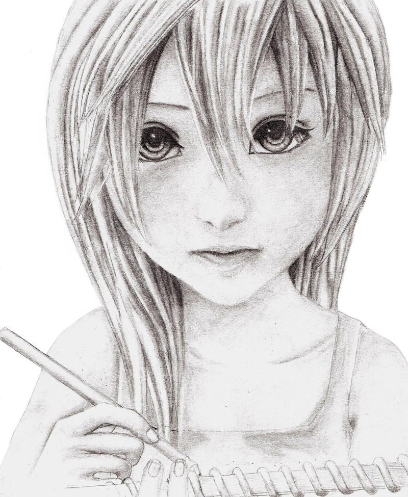 How To Draw Naminé From Kingdom Hearts Printable Step By Step Drawing Sheet : Drawingtutorials101.Com