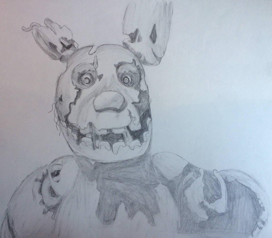 Springtrap Drawing by Starla-Moon94 on DeviantArt