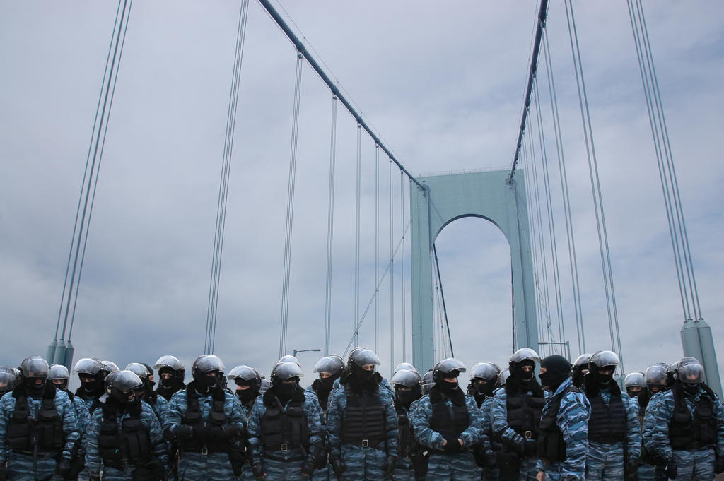 Bronx Police Blockade by bobbyboggs182 on DeviantArt