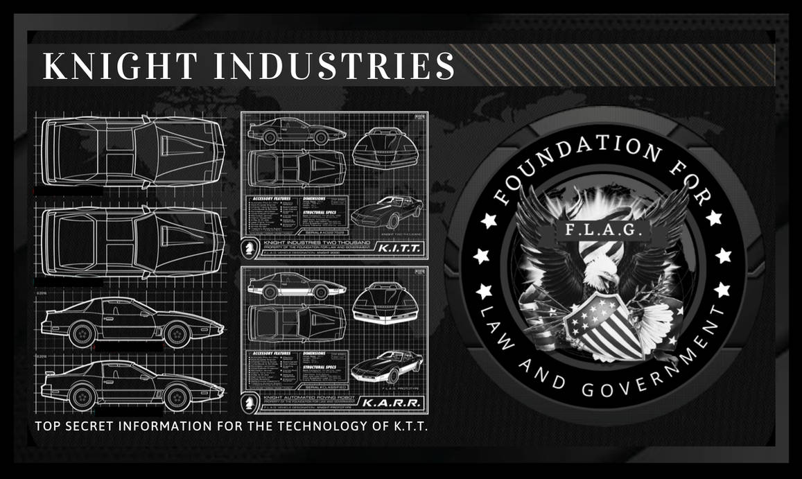 Knight Rider Blue Print Knight Rider by bobbyboggs182 on DeviantArt