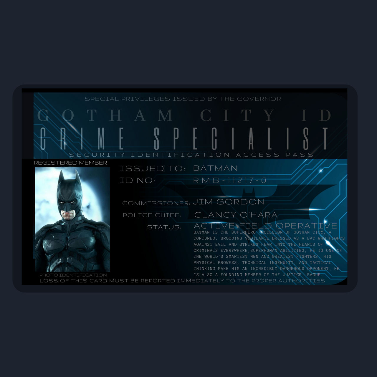 BATMAN ID by bobbyboggs182 on DeviantArt