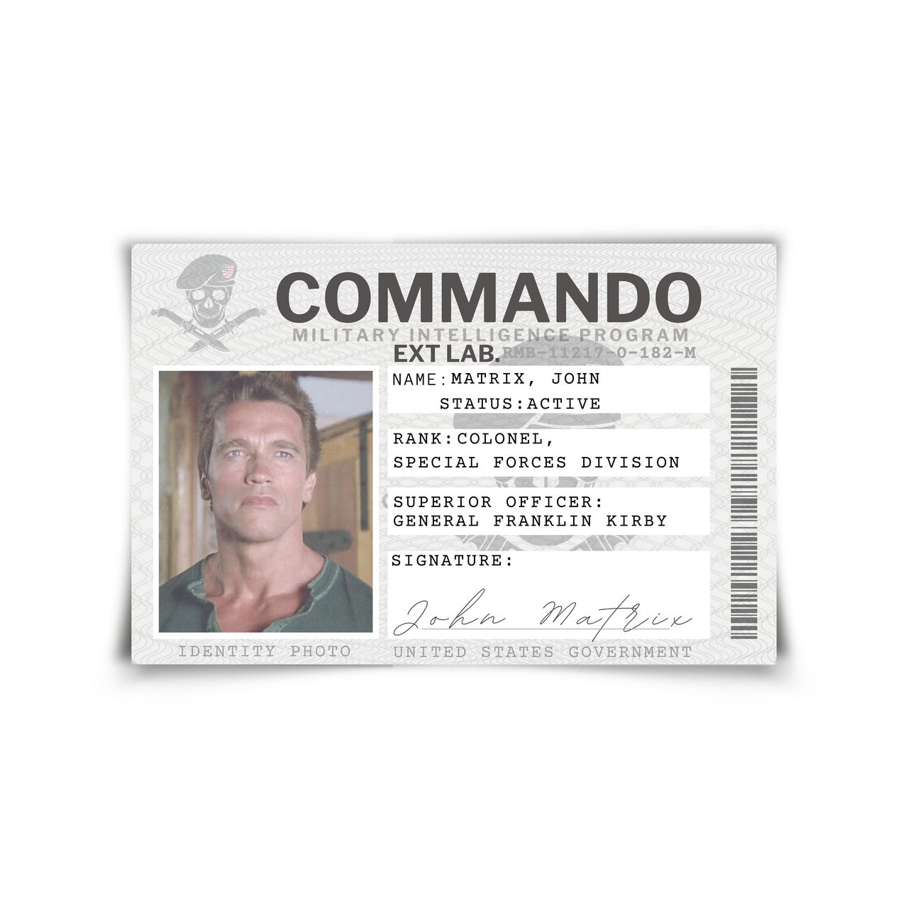 Commando Id Commando ID John Matrix by bobbyboggs182 on DeviantArt