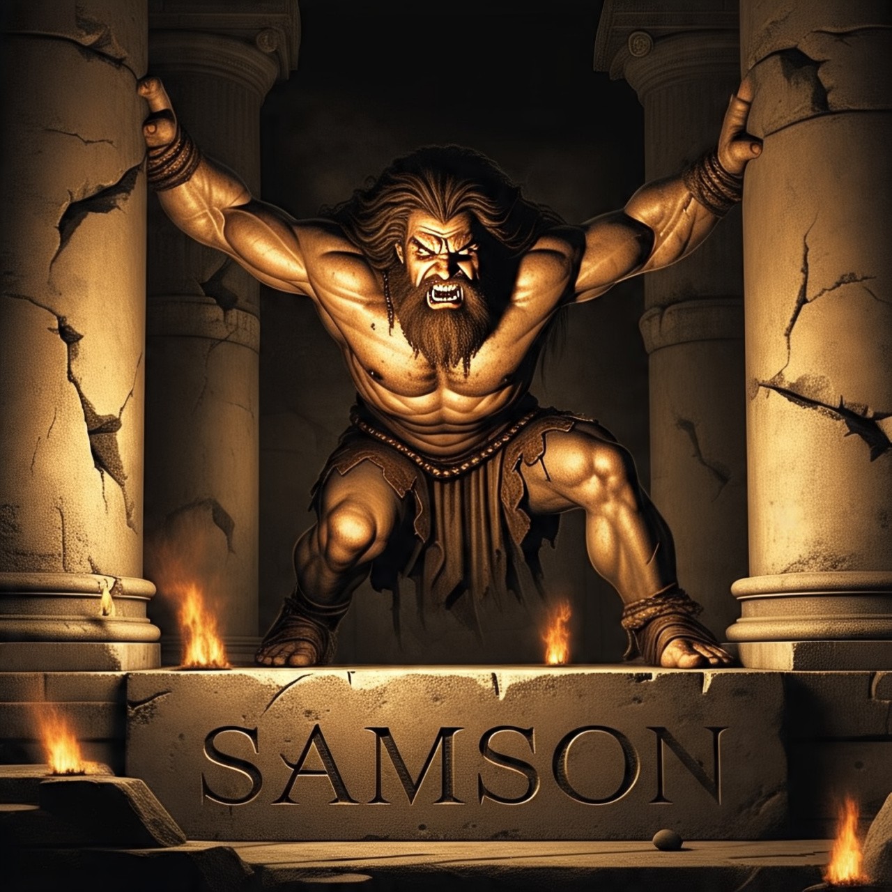 Samson Realistic Samson From The Bible by bobbyboggs182 on DeviantArt