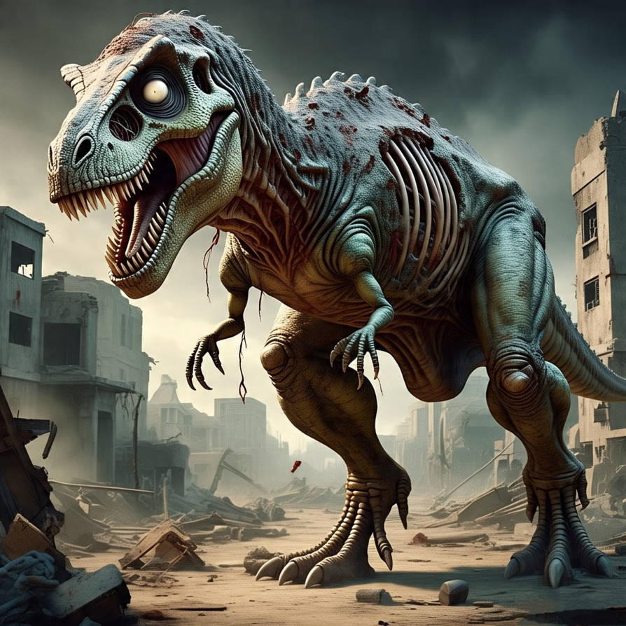 Zombie Dinosaur By Bobbyboggs182 On DeviantArt zombie-dinosaur-by-bobbyboggs182-on-deviantart
