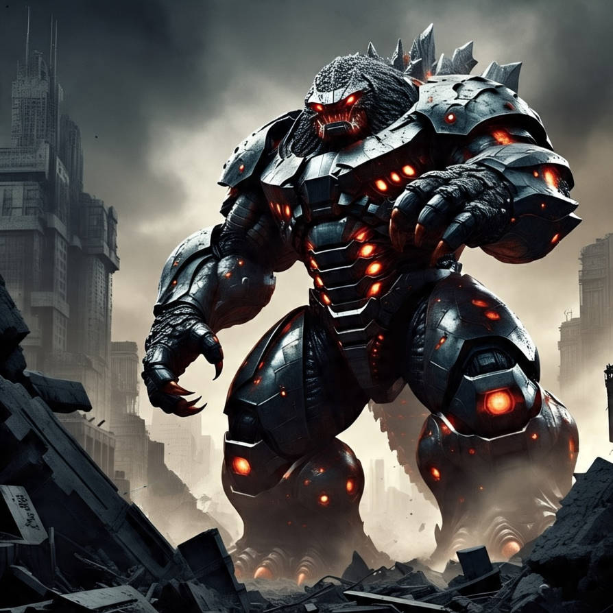 Godzilla Robot Rival Robot Godzilla by bobbyboggs182 on DeviantArt