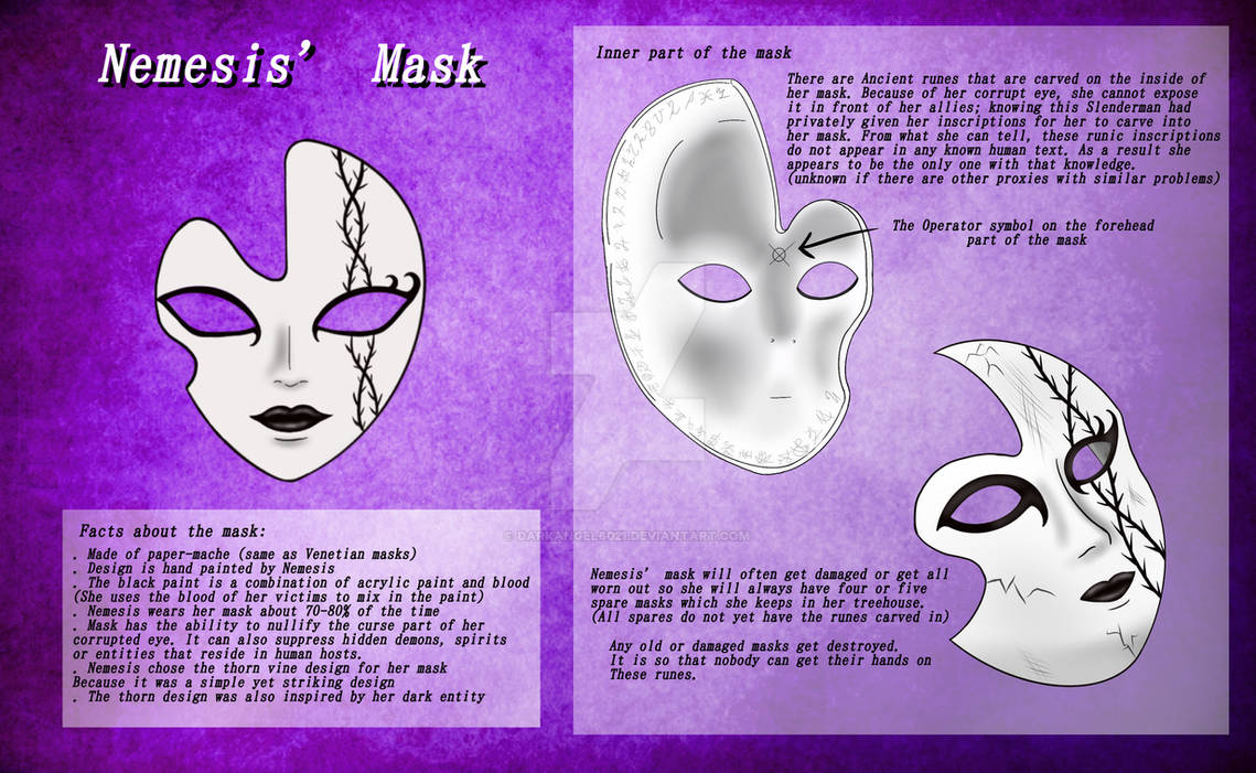 Simple Mask Reference Reference: Mask by darkangel6021 on DeviantArt