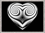 Black n White Heart by purple-whirlpool