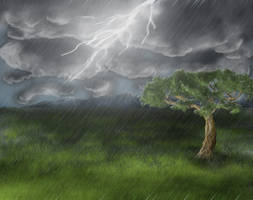 A darkness is coming. With light.