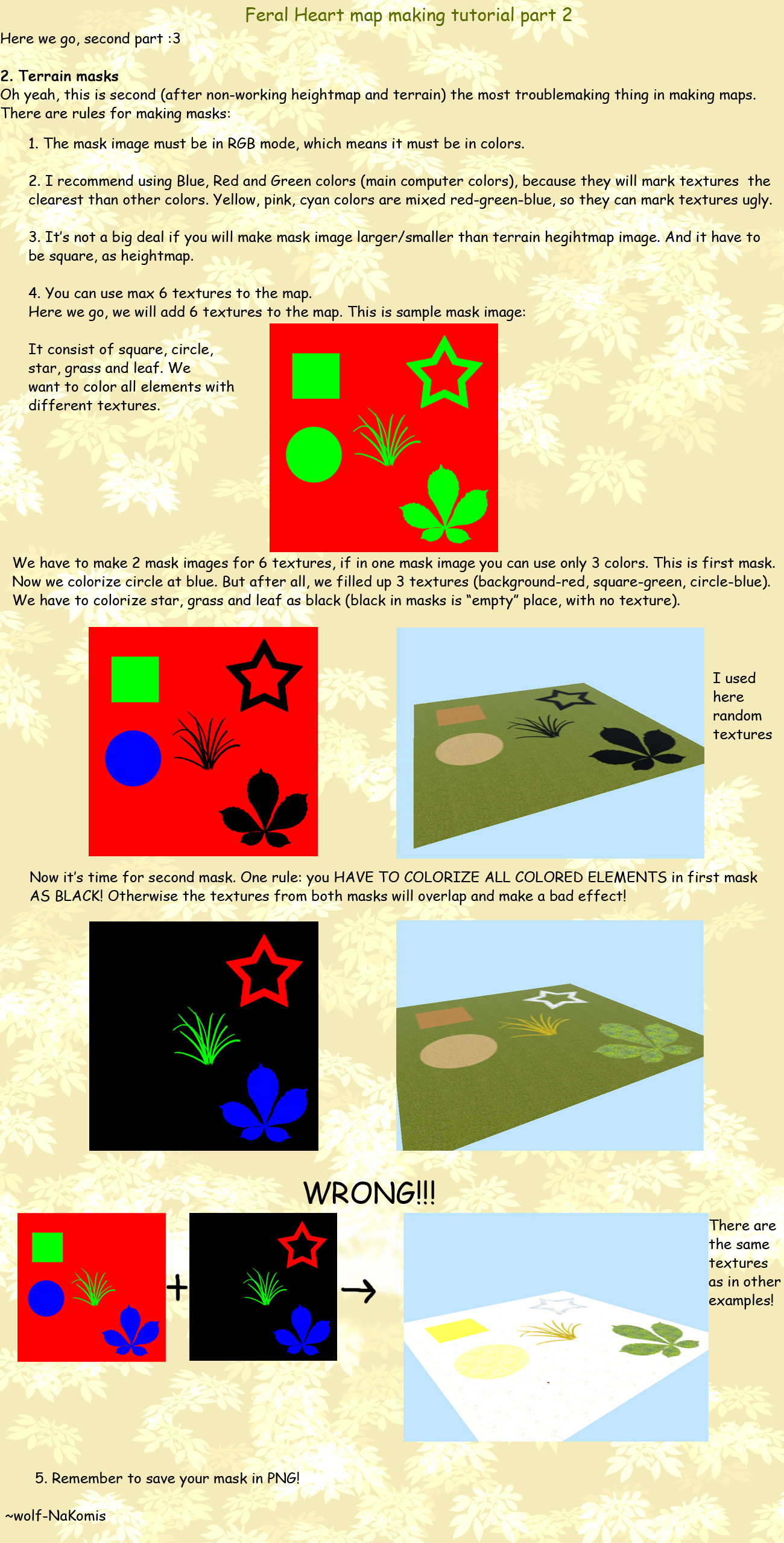 Feral Heart - Map making tutorial 2-Terrain mask