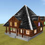 Enterable wooden house FH mesh