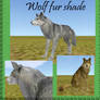 FH wolf fur shade (WITHOUT VISIBLE EDGES)