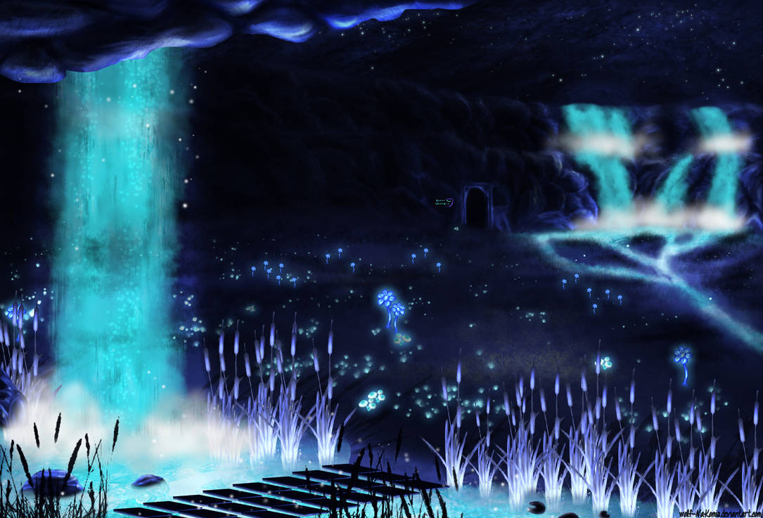 Undertale Waterfall Background Undertale - Waterfall by wolf-NaKomis on DeviantArt