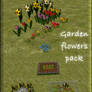 Garden flowers - mesh pack