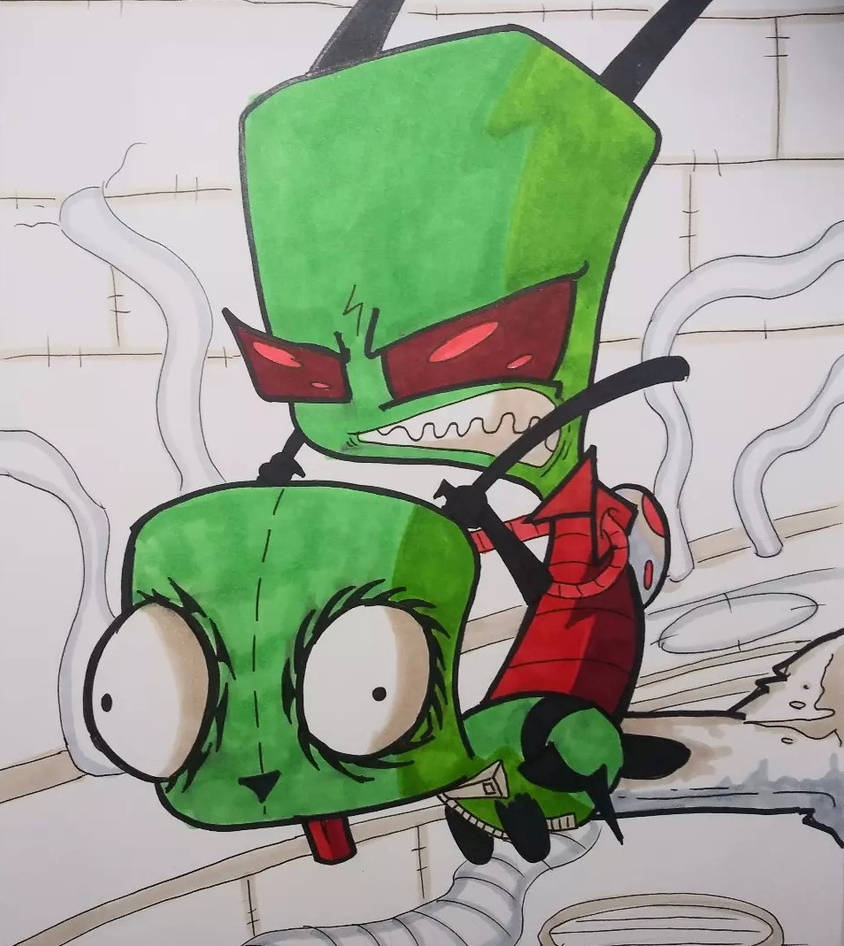 Grr Invaders In Invader Zimm and Grr by fanargle on DeviantArt
