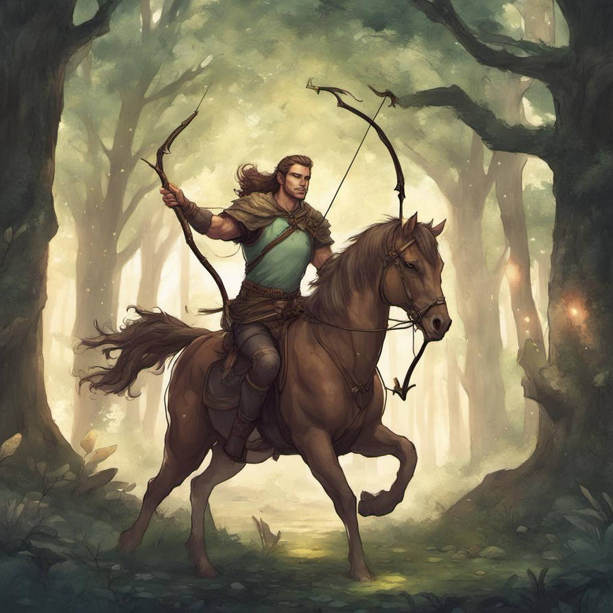 Centaur With Rider Centaur Male Archer Forest Rider by thobita3 on DeviantArt