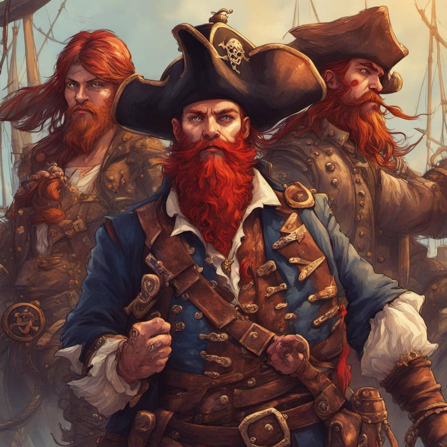 The Red Beard Pirate by thobita3 on DeviantArt