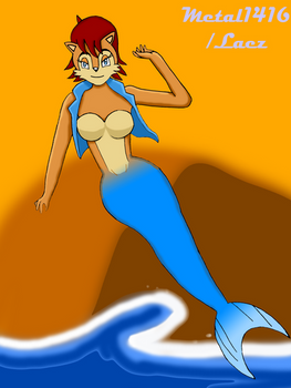 Sally acorn mermaid (sonic archie)