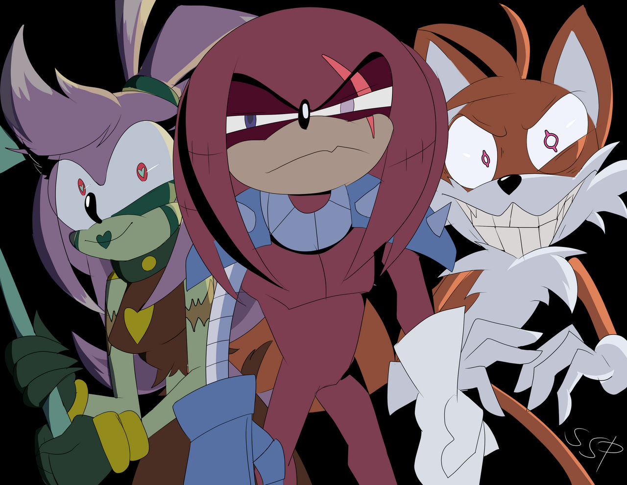 Mashed Sonic Friends by superslothpants on DeviantArt