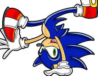 :remake: sonic handstand