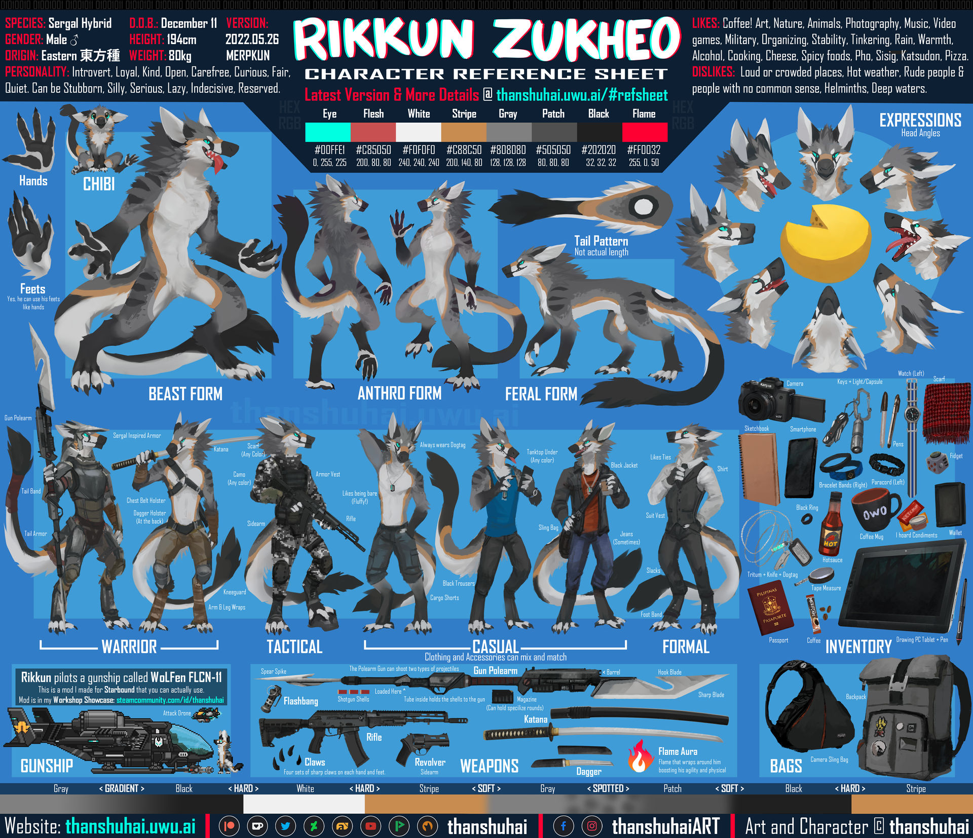 Ryuzaki Reference (sfw) by RyuzakiTheUmbreon -- Fur Affinity [dot] net