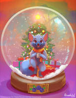 [C] Blueberry Snowglobe