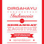 Happy Independence Day Indonesia