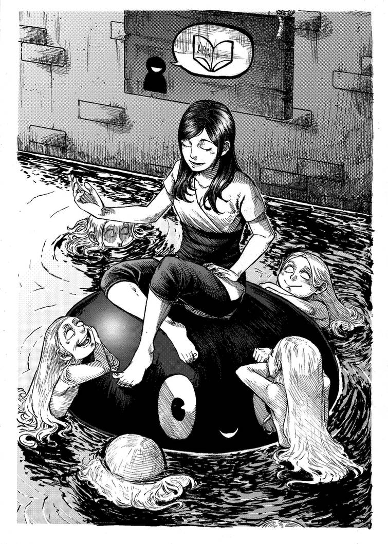 Siren's Tale - INKTOBER #06 by KuraKaminari