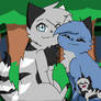 .:Hawkgaze, Bluefeather, Featherkit:. Happy Family