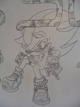 Sonic Shadow wall Art SHADOW