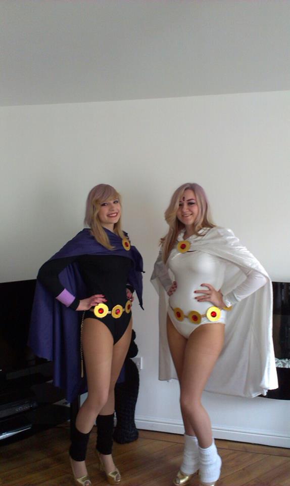 Raven and white Raven Teen Titans Cosplay