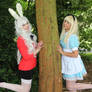 Alice + The White Rabbit Cosplay