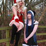 Panty and Stocking Christmas Cosplay