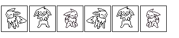 Frames of Dancing Eevee