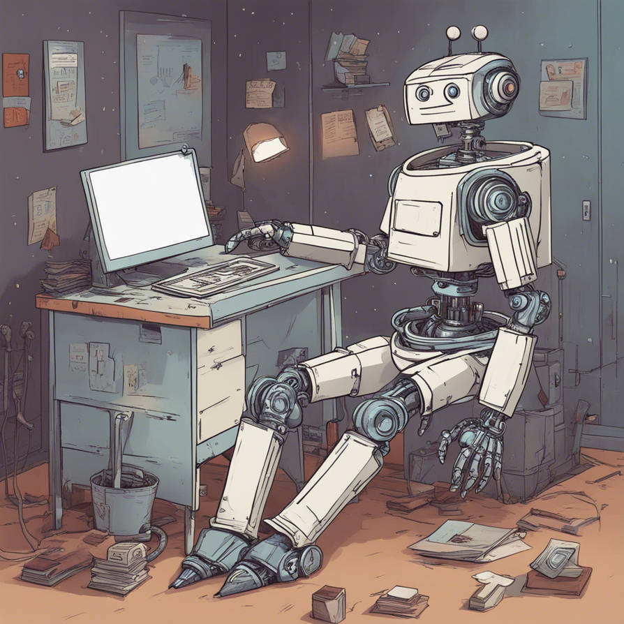 A robot dreams of success