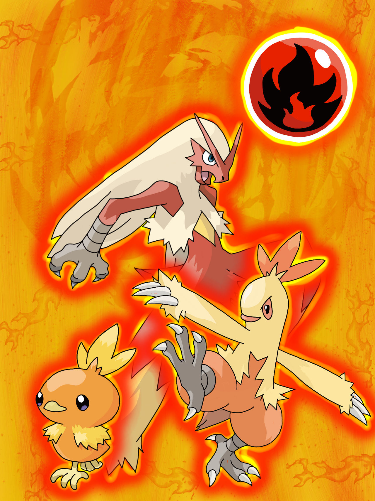 Torchic Evolution Path Torchic Evolution