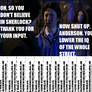 Believe in Sherlock Poster- Anderson