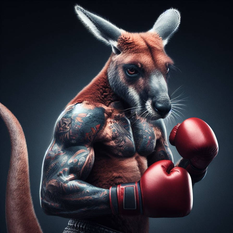 Kangaroo Boxer 03 by mrpsycho2000 on DeviantArt