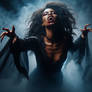 Female Vampire Coming From The Mist 012