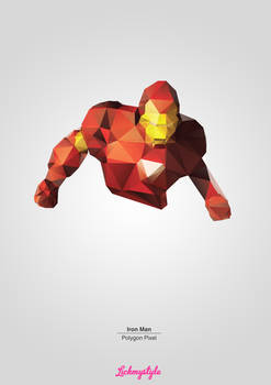 Iron Man - Polygon Pixel