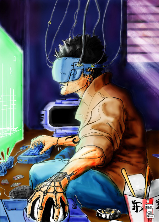 cyberpunk hacker