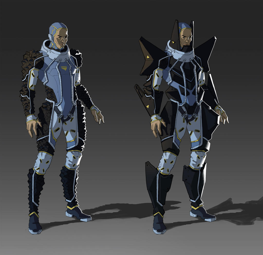 Sci fi character concept by mercikos on DeviantArt