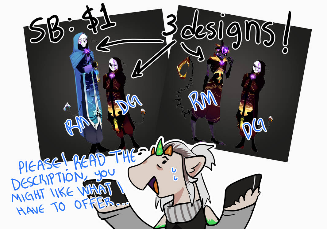 3 designs, undertale inspiration. TRIPLE DESIGNS. by RaritayMonday on ...