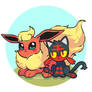 Flareon and Litten