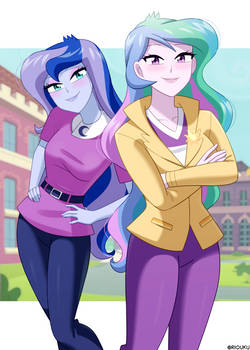 Luna and Celestia