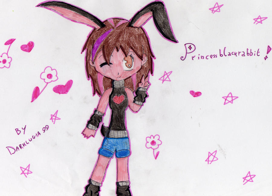 Princessblackrabbit by darklugia99 by ChosenUndeaad on DeviantArt