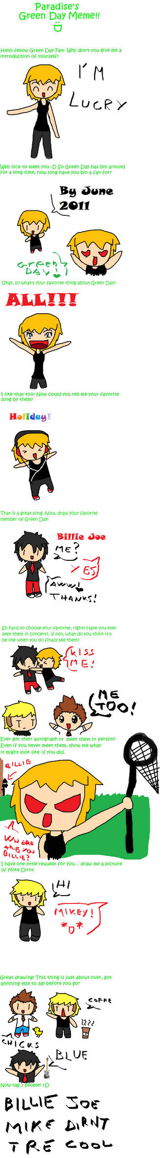 Green day memes (@greendaymemes) Green Day meme by ChosenUndeaad on DeviantArt