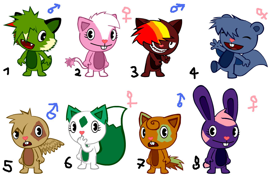 HTF adoptables 8 by ChosenUndeaad on DeviantArt