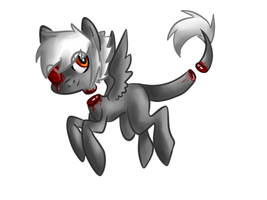 Chibi little demon pony